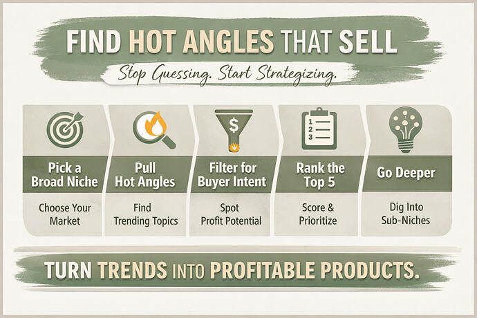 Process for selecting profitable niches