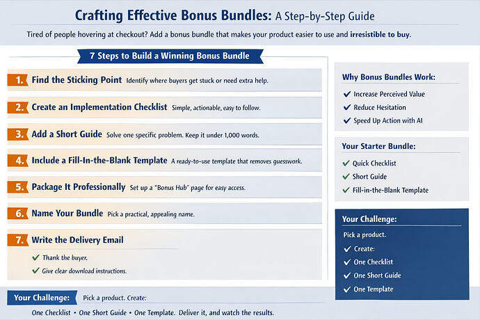 Creating effective bonus bundles guide