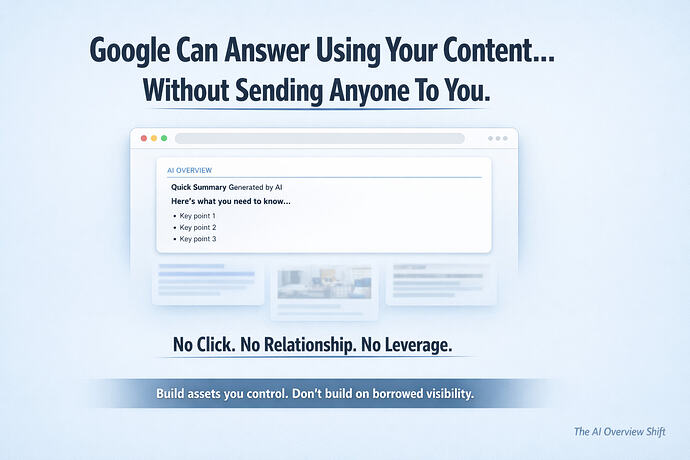AI-driven answers without engagement