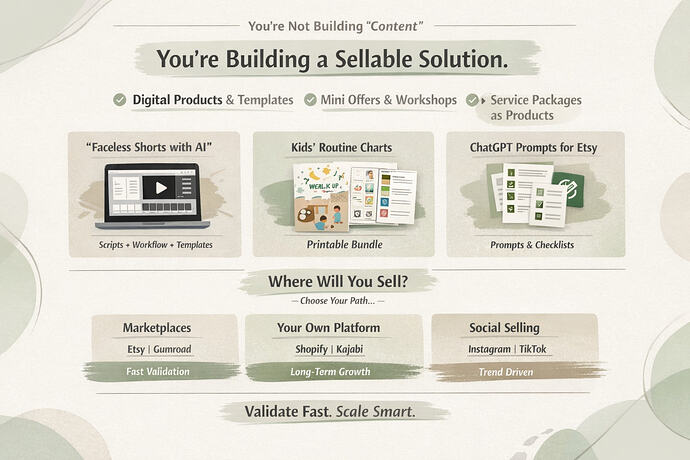 Building a sellable solution infographic